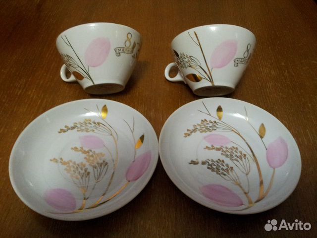 Чашка с блюдцем 