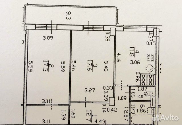 2-к квартира, 64.4 м², 18/21 эт. 2-к квартира, 64.4 м², 18/21 эт.