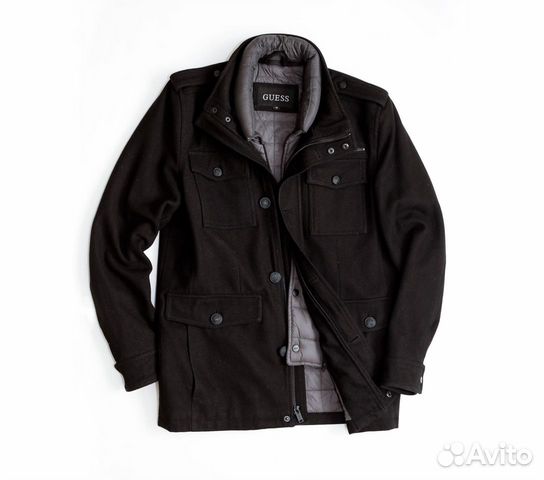 Пальто (бушлат) Guess. Куплено в США