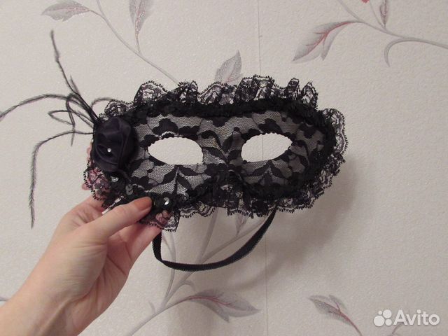 Маска карнавальная новогодняя