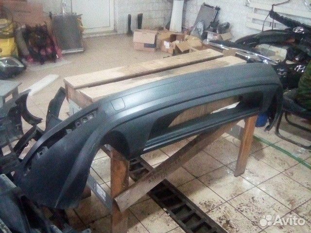 Юбка заднего бампера Volkswagen Touareg 2 Туарег 2 Юбка заднего бампера Volkswagen Touareg 2 Туарег 2