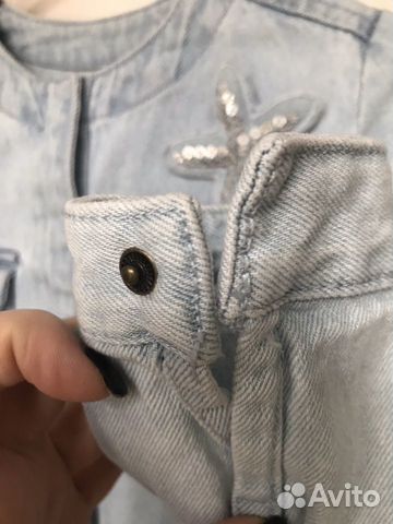 Zara куртка джинсовая новая