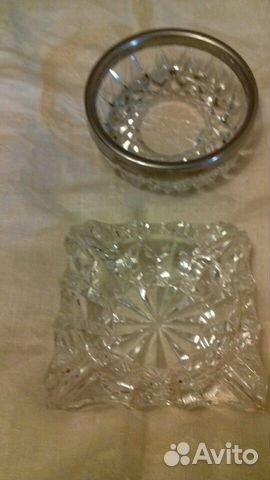 Зажигалка -Патрон : Пепельницы СССР Хрусталь