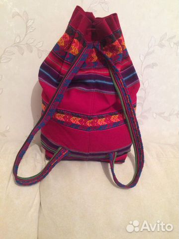 Рюкзак женский / рюкзак дизайнерский / с вышивкой