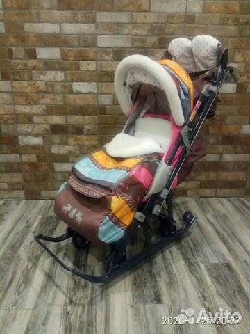 Коляска санки Ника Детям 7-3