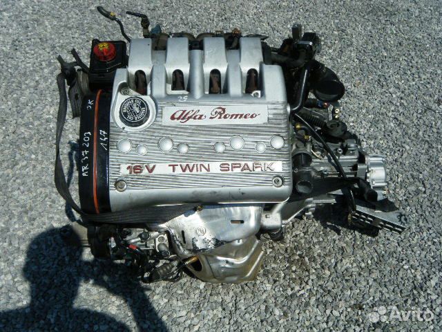 Двигатель Alfa Romeo 147 1,6i 16v 105лс AR 37203