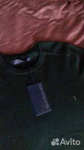 Джемпер муж, Trussardi, M/L, новый, 100 шерсть