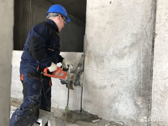 Алмазная резка. Резка бетона. Демонтаж стен