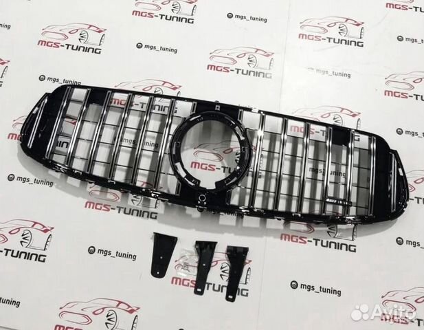 Решетка Mercedes GLC-Coupe C253 AMG Chrome 2019+ Решетка Mercedes GLC-Coupe C253 AMG Chrome 2019+