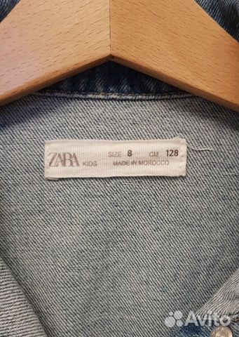 Куртка джинсовая Zara, 128 см Куртка джинсовая Zara, 128 см