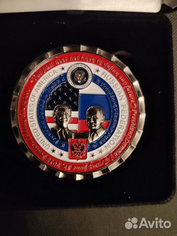 Медаль Путин Трамп ошибки редкость Медаль Путин Трамп ошибки редкость