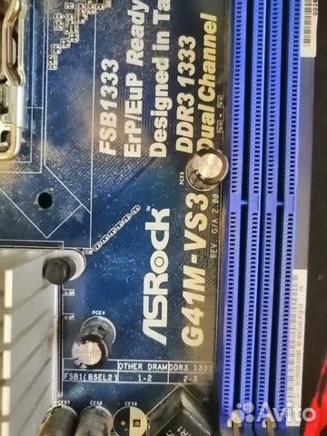 Материнская плата asrock G41M-VS3