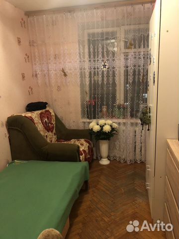 Комната 18 м² в 2-к, 9/9 эт.