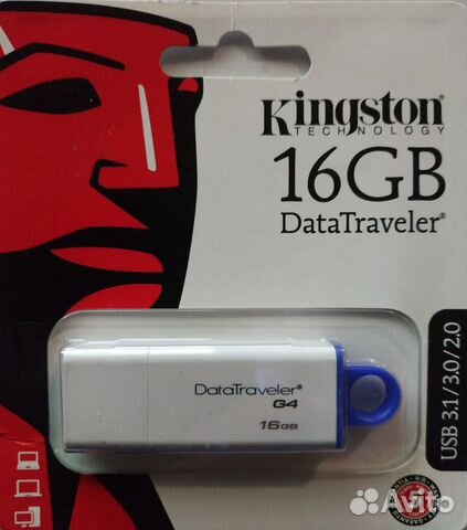 USB Flash Kingston DataTraveler 16 гб