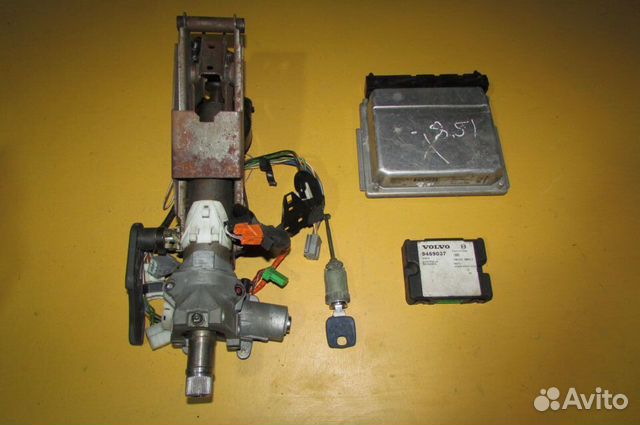 Комплект эбу + Замок с ключом Volvo 2.5 D5252T