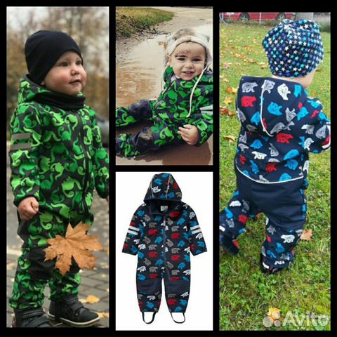 Дышащие комбинезоны softshell Topolino р86 +5.+,15