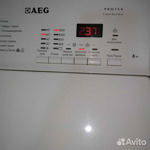 AEG с вертикальной загрузкой 6 кг 1200 об AEG с вертикальной загрузкой 6 кг 1200 об