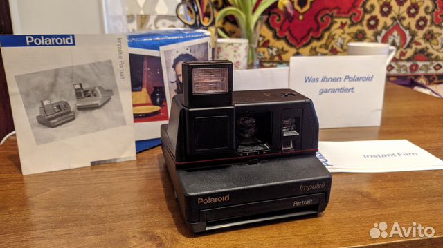 Polaroid 636 closeup Made in UK