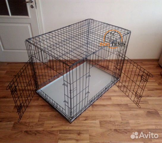 Клетка для собак/кошек №3, 76х53х58 см,с поддоном