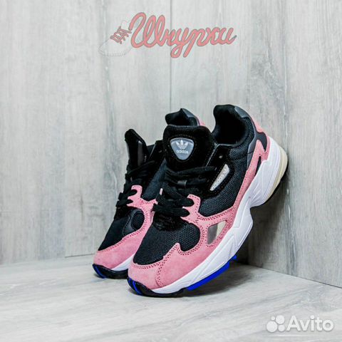 Кроссовки Adidas Falcon, Розовый с черным р38 Кроссовки Adidas Falcon, Розовый с черным р38