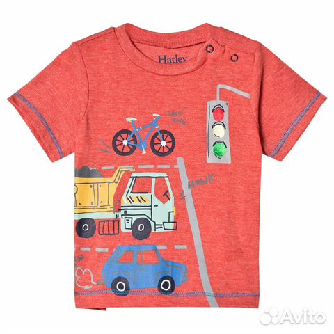 Футболка Hatley (Канада) оранжевая от 9 мес-4 лет Футболка Hatley (Канада) оранжевая от 9 мес-4 лет