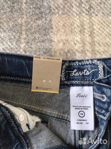 Levi’s USA джинсы новые для девочки 8/10-12 лет Levi’s USA джинсы новые для девочки 8/10-12 лет