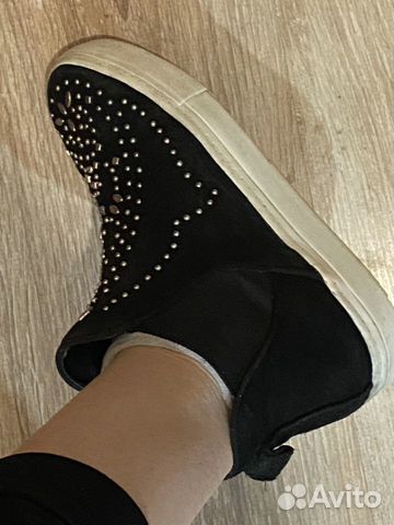 Слипоны Zara кеды натуральная замша Слипоны Zara кеды натуральная замша