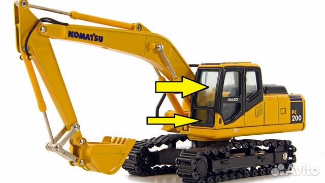 Komatsu PC-200 7серия лобовые стёкла(верх-низ) Komatsu PC-200 7серия лобовые стёкла(верх-низ)