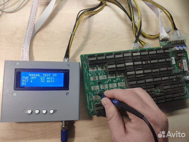 Тестер antminer T9+, S9