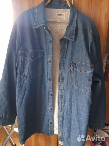 Levis.Джинс. Мех.Куртка-рубашка на меху