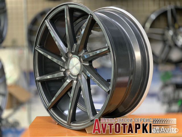 Диски R17 4x100 CVT vossen replica Gunmetal