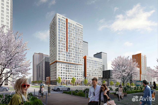 1-к квартира, 43.5 м², 5/25 эт. 1-к квартира, 43.5 м², 5/25 эт.