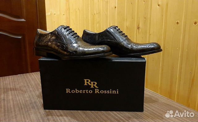 Туфли Оксфорды кожаные Италия Roberto Rossini Туфли Оксфорды кожаные Италия Roberto Rossini