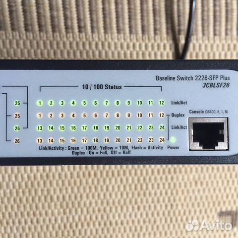 Коммутатор 3COM Baseline Switch 2226-SFP Plus Коммутатор 3COM Baseline Switch 2226-SFP Plus