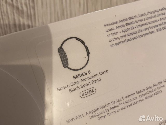 Apple watch series 5 44mm space grey Новые