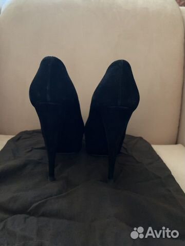 Замшевые туфли Miu Miu