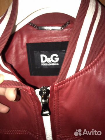Кожаная куртка Dolce&Gabbana