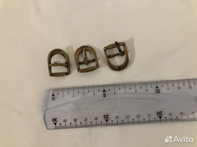 Пряжки латунные обувные декоративные