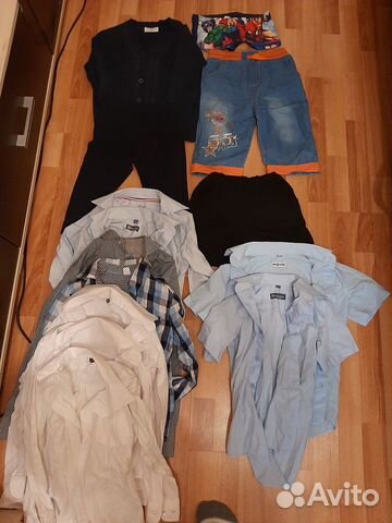 Школьные рубашки 9шт. шорты штаны