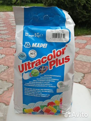 Затирка mapei ultracolor plus