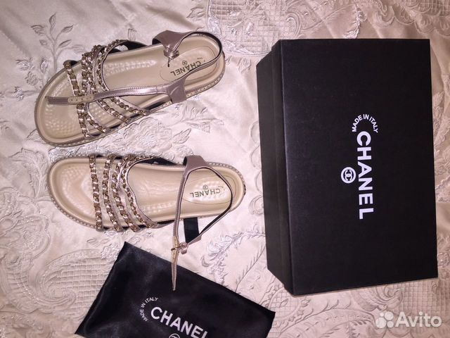 Сандалии Chanel