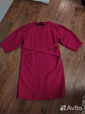 Пальто zara шерстяное
