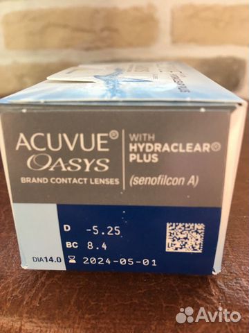 Линзы контактные Acuvue Oasys with hudraclesr plus