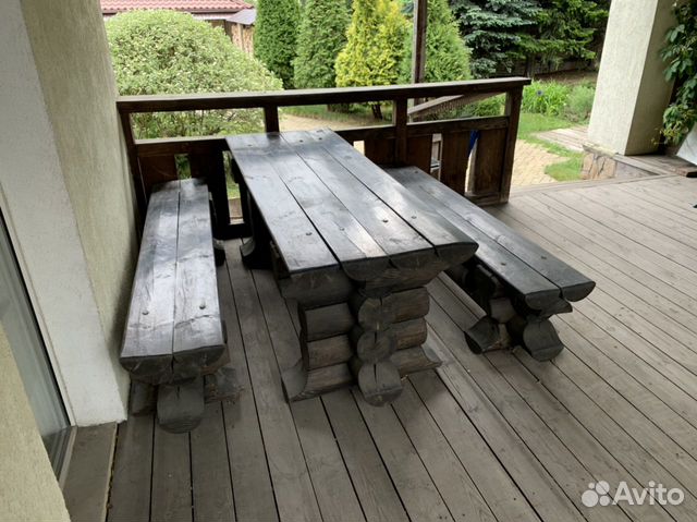 Стол и скамейки для беседки, веранды Стол и скамейки для беседки, веранды