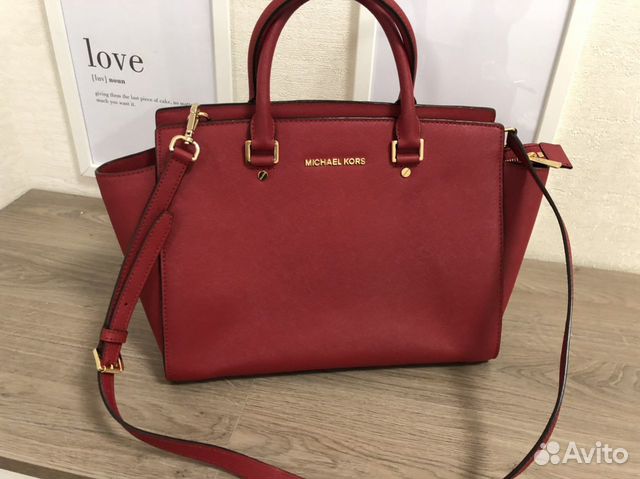 Кожаная сумка(Michael Kors)