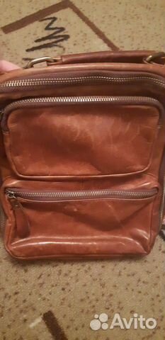 Портфель, кожаный