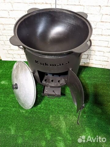 Казан чугунный комплект 12 л Казан чугунный комплект 12 л