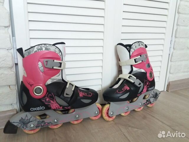 Подростковые ролики play 4 oxelo, размер 34-36 Подростковые ролики play 4 oxelo, размер 34-36