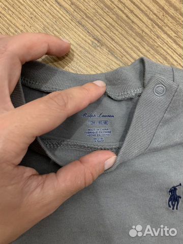 Футболка Polo Ralph Lauren 12м 80см Футболка Polo Ralph Lauren 12м 80см