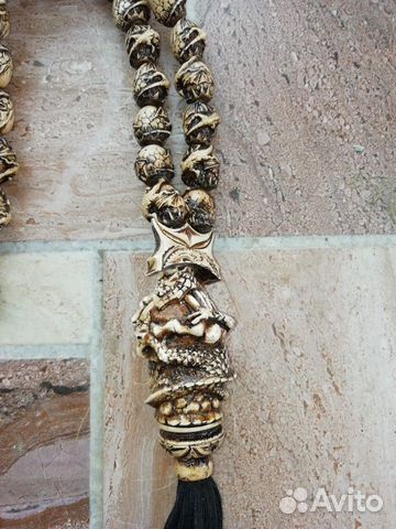 Четки череп и дракон Четки череп и дракон